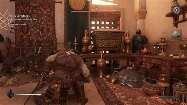Basim in a chamber in Assassin&rsquo;s Creed Mirage.