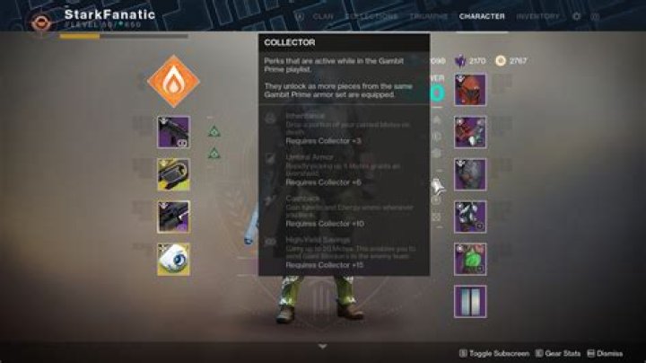 Collector Gambit Prime armor set