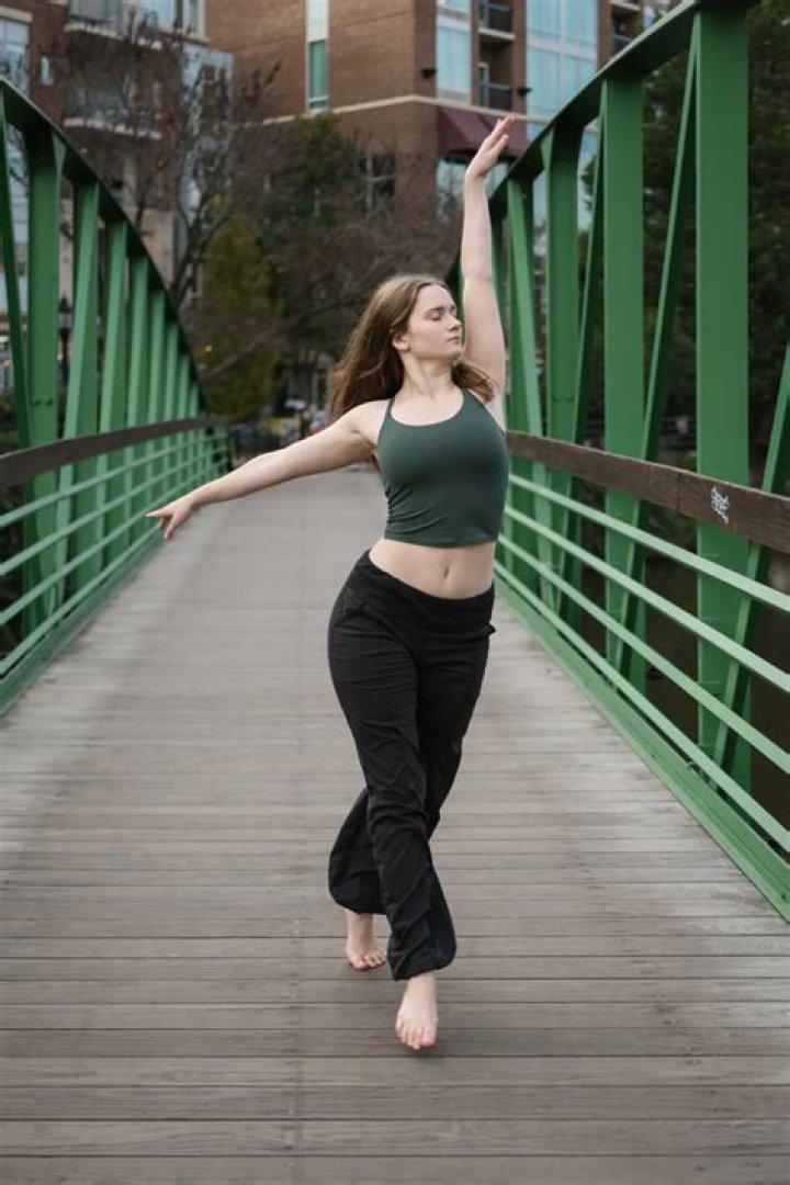 Dancing on the railings.
