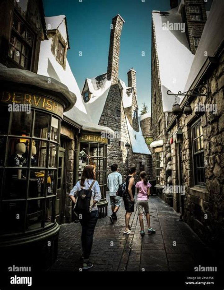 Hogsmeade at Universal Studios Hollywood, opened in 2016.