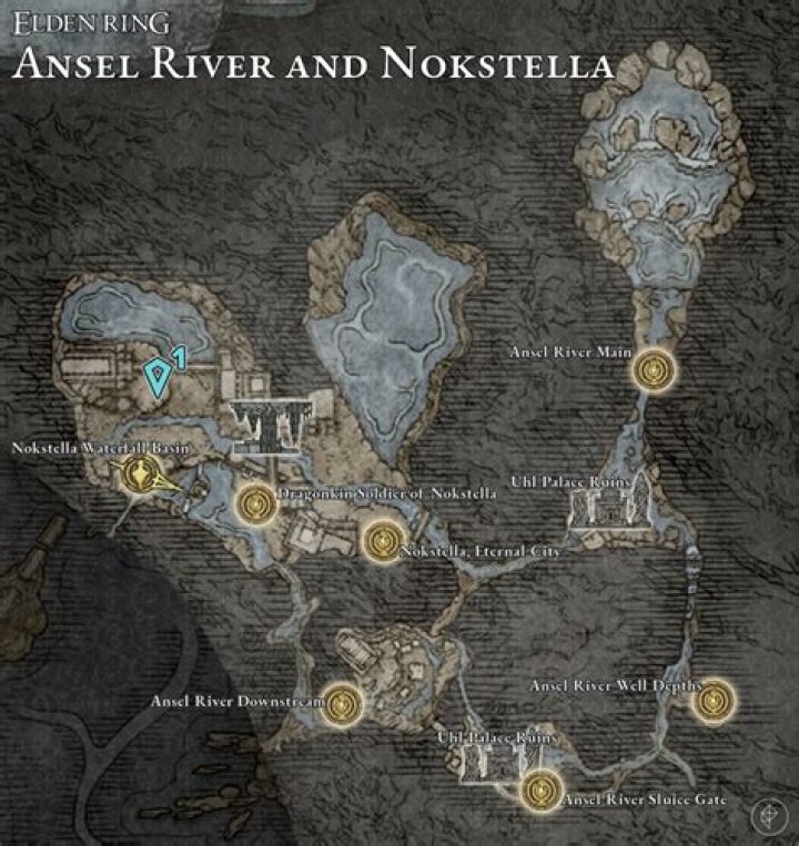 Map showing the Ansel River and Nokstella Golden Seed locations.
