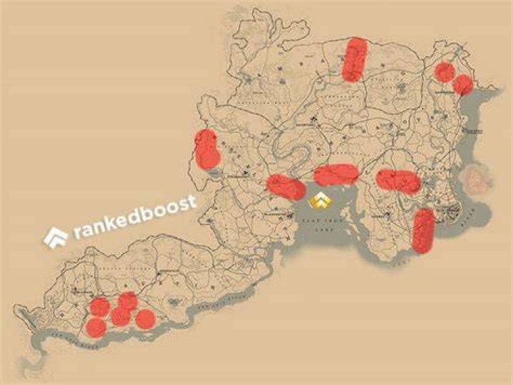 RDR2 opossum location map 