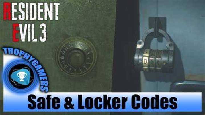 Resident Evil 3 Locker and Safe Codes