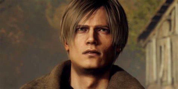 Resident Evil 4&nbsp;remake&nbsp;Leon looking under some rubble to find a lantern in the Ballroom.