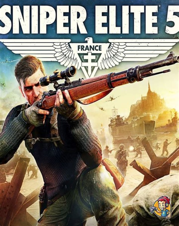 Sniper Elite 5 player about to throw a grenade into a Nazi vehicle.