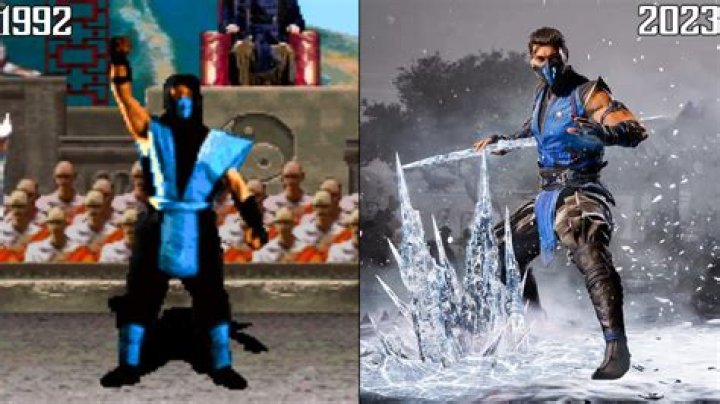 SubZero holding up Raiden&rsquo;s held with the spine still attached, shown on a TV during a 1993 hearing in the U.S. Senate on violence in video games